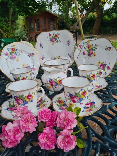 Shelley dresden sprays - dresden, teaset