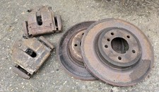 BMW 3 Series E46 330 Front Brake Calliper Kit Complete With Carriers & Discs E36