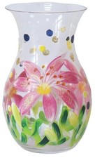 Hand Painted Colourful Lily