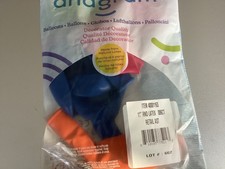 Anagram 11" latex Balloons assorted colours 6 pack L15