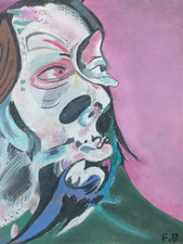Francis Bacon Drawing on paper