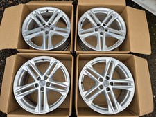19" Audi Genuine alloy wheels Rims Q5 Q3 A3 A4 A5 A6 A7 A8 S'Line Oem Silver