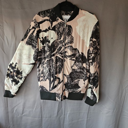 Zara floral bomber jacket - zara,