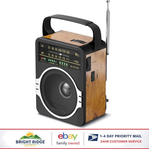 Rechargeable retro radio - am,