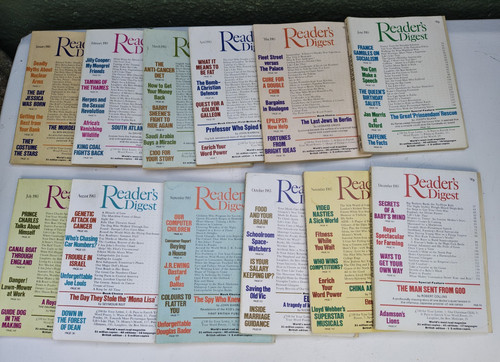 Readers digest magazines 1983 - readers,