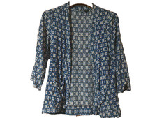 NEW LOOK BLUE TILE PRINT 3/4