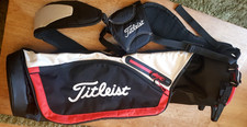 Titleist  Pencil / Weekend Golf Bag  3 Way  3 Zipped Pockets  Dual Strap