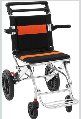 Portable folding wheelchair - folding,
