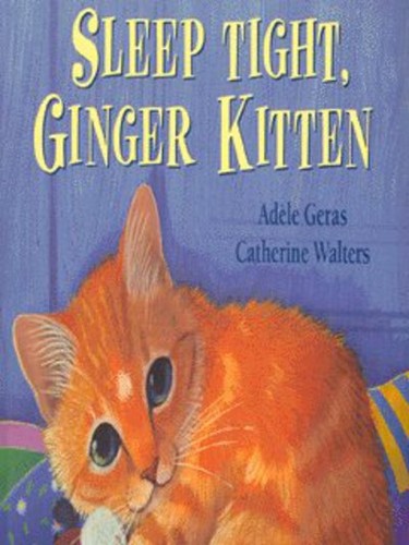 Sleep tight ginger kitten - sleep,