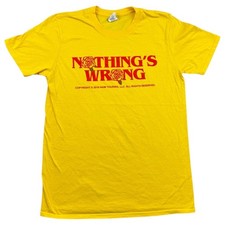 Gildan T Shirt M Men's Yellow