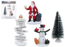 Santa Snowman Tree Sign