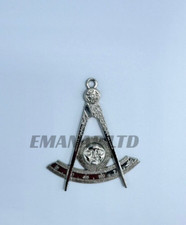 MASONIC JEWELS MASONIC PAST MASTER COLLAR JEWEL SILVER *BRAND NEW*