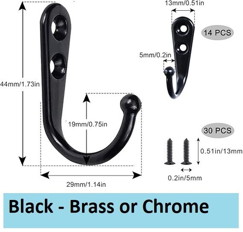 Coat robe hooks hangers - robe,