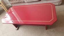 Maroon Coffee Table, art deco