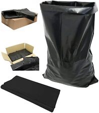 HEAVY DUTY RUBBLE SACKS BLACK BUILDERS RUBBISH WASTE BAGS 20 X 30"