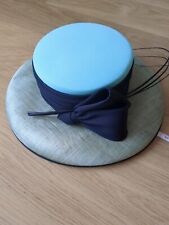 Condici Hat Wedding Guest Occasion Races Mother of Bride Navy Pale Green Mint