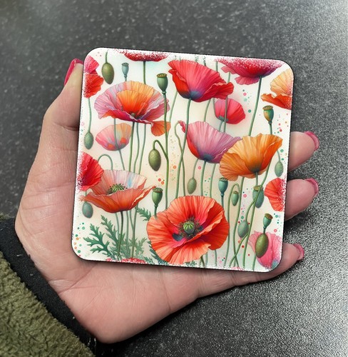 Stunning watercolour poppy - watercolour,