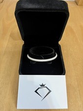 2.3ct Halo Silver Bracelet