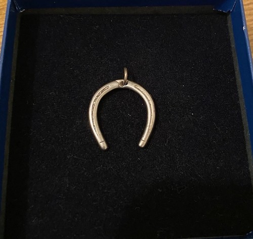 Vintage silver tone lucky - silver,