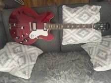 Epiphone Riviera Electric Guitar  Frequensator Tailpiece Sparkling Burgundy