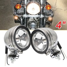 2x 4" Chrome Motor Bike Spot