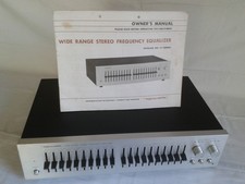 Realistic 31-2000A 2x10 Band Wide Range Stereo Frequency Equalizer Fully Working