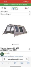Vango Solace TC 400 air tent, footprint, carpet, skyliner, pump and spare tube