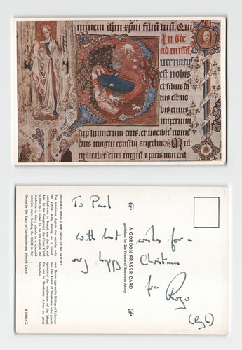 Postcard sherborne missal - -,