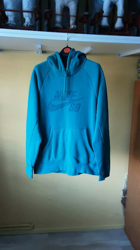 Nike turquoise hoodie - turquoise, size