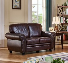 Burgundy Leather Traditional 2