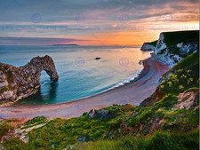 Durdle Door Dorset Cliff Photo Art Print Poster Picture Bmp1929B