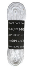 Flat Shoe Laces White 140 cm