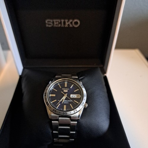 Seiko automatic blue dial - seiko, 5