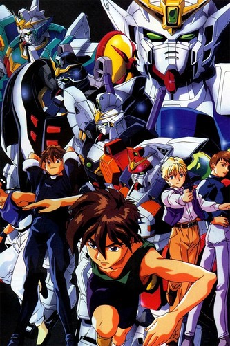 Mobile suit gundam wing anime - gundam,