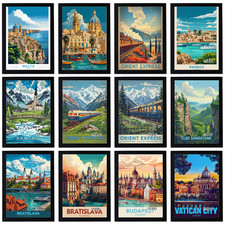 Vintage Europe Travel Holiday