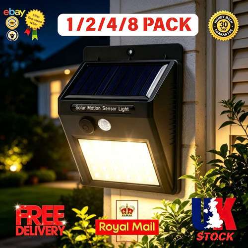 8pack led solar outdoor - 8pack,