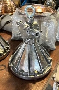 Salvaged aluminium pendant - salvaged,