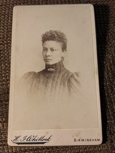 Victorian cdv photo woman - cdv,