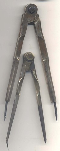 Vintage brass dividers - dividers, –