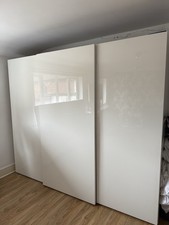 ALF Group Italian Sliding White Wardrobe (RRP £6,679) Lee Longlands Purchase