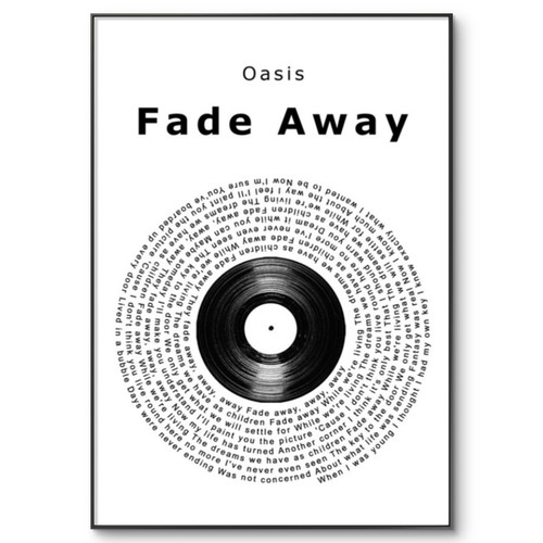 Oasis poster fade away - poster,,