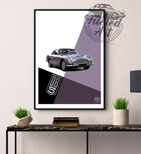 Aston martin db5 print james - martin,