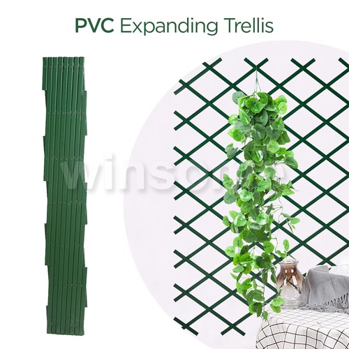 Expanding garden trellis pvc - expanding,