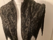 Victorian jet beaded - jet,