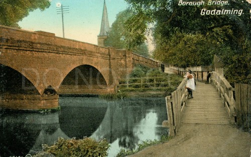 Godalming vintage postcard - godalming,