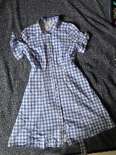 Talbots blue and white gingham - talbots,