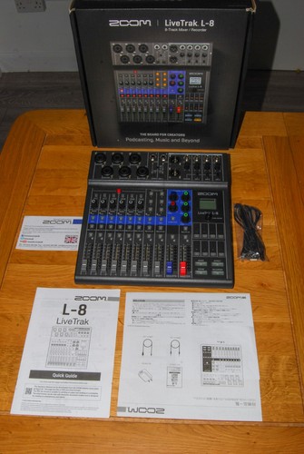 Zoom livetrak 8 channel - zoom, 8-channel