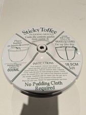 Sticky Toffee  Ceramic  Steaming  Bowl LAKELAND 600ML Unused Steamer Bowl String