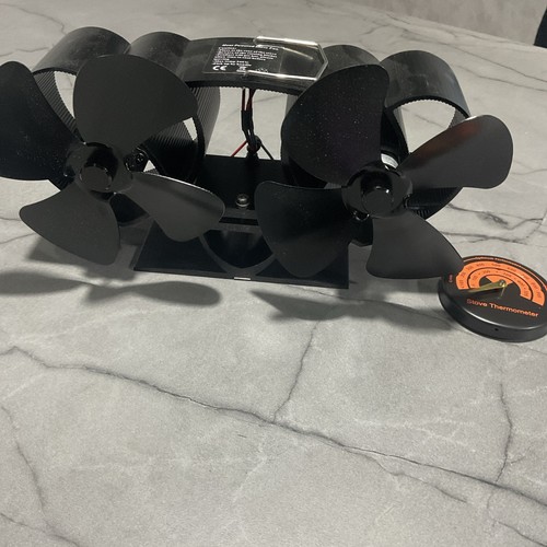 Log burner fan - burner, blades