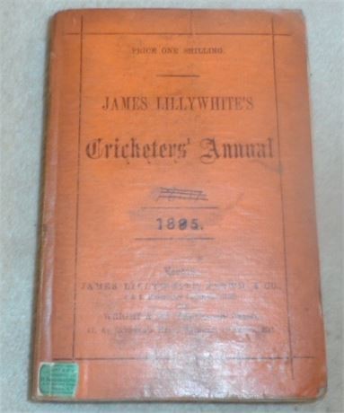 Lillywhite annual for 1885 - annual,